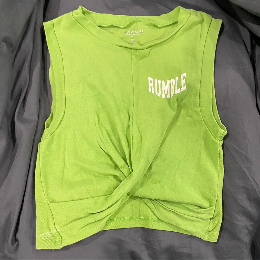 Rumble boxing x Year of Ours crop top